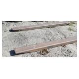 Set of 6 ft fork extensions