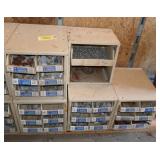 5 Parts boxes full of larger size Hex Cap Screws