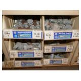 6 Parts boxes full of Hex Cap Screws, wood and drywall screws