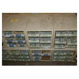 6 Parts boxes full of Wood and hex cap screws