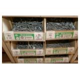 6 Parts boxes full of Wood and hex cap screws