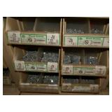 6 Parts boxes full of Wood and hex cap screws