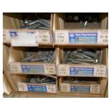 6 Parts boxes full of Wood and hex cap screws