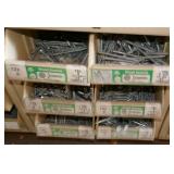 6 Parts boxes full of Wood and hex cap screws