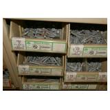 4 Parts boxes full of Wood and sheet metal screws
