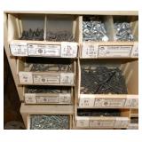 4 Parts boxes full of Wood and sheet metal screws