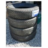 Set of 4 steel belted radials 225/75R15