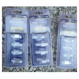 3 new packages of chrome wheel nuts 1/2 - 20