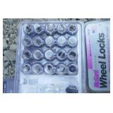Two 20pc wheel nut and lock kits and one 4pc M14-1.50