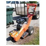 Walk behind Stump Grinder with Kohler 14hp gas engine