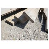 Pile of new lumber tongue in groove boards