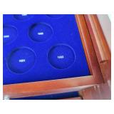 Beautiful Franklin Mint Kennedy US Half Dollar Case (Empty) - Holds from 1964 to 2014