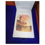 Beautiful Franklin Mint Kennedy US Half Dollar Case (Empty) - Holds from 1964 to 2014