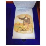 Beautiful Franklin Mint Kennedy US Half Dollar Case (Empty) - Holds from 1964 to 2014