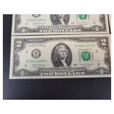 (10) Sequential $2 Bills - Dated 2017