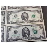 (10) Sequential $2 Bills - Dated 2017