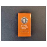 10 oz .999 Fine Silver Poured Bar - 9 Fine Mint