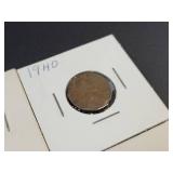 (10) US Lincoln Wheat Cents - Graded VF to XF