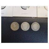 (6) Barber US Dimes - 90% Silver - Graded from AG to G
