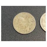 (6) Barber US Dimes - 90% Silver - Graded from AG to G
