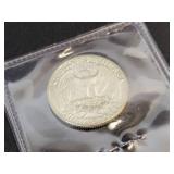 1961 Washington US Quarter Dollar - 90% Silver - Graded BU