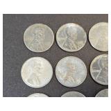 (14) US Steel War Cents - 1943 & 1943-D - Graded from G to AU