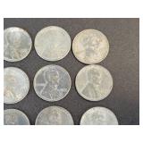(14) US Steel War Cents - 1943 & 1943-D - Graded from G to AU