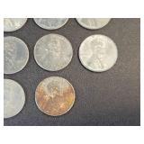 (14) US Steel War Cents - 1943 & 1943-D - Graded from G to AU