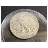 1944-D Walking Liberty US Half Dollar - 90% Silver - Graded XF