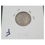 1940-D Mercury US Dime - 90% Silver - Graded F