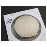 1818 Capped Bust US Half Dollar - 90% Silver - Graded VG