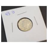 1943-D Mercury US Dime - 90% Silver - Graded XF