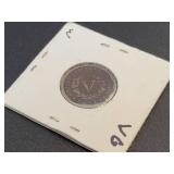 1892 Liberty US Nickel with "Cents" - Graded VG