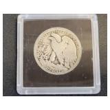 1917-S Walking Liberty US Half Dollar - 90% Silver - Graded G
