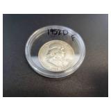 1952-D Franklin US Half Dollar - 90% Silver - Graded F