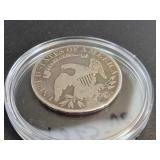 1823 Capped Bust US Half Dollar - 90% Silver - Graded VG