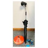 SLINGER Slam Pack Tennis Ball Machine Base with Tennis Balls