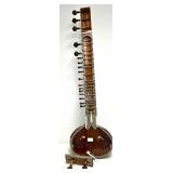 INDIAN MAHARAJA Vilayet Khan Stye Sitar with case