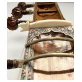 INDIAN MAHARAJA Vilayet Khan Stye Sitar with case