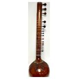 INDIAN MAHARAJA Vilayet Khan Stye Sitar with case