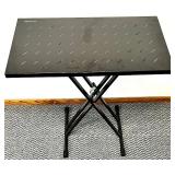 GATOR FRAMEWORKS Double X Braced Keyboard Stand with Shelf to Turn into DJ Table