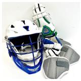 CASCADE R Medium Lacrosse Helmet, Large MAVERIK 375 ROME Gloves and Pads