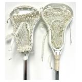 Various LaCrosse Goalie and Other Sticks with REEBOK LaCrosse Bag and Balls