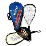 2 Racquetball Rackets - HEAD and E-FORCE TITANIUM 