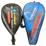 2 Racquetball Rackets - HEAD and E-FORCE TITANIUM 
