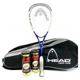 HEAD Tour Team Bag with Ti SPIRIT NANO Titanium Racquet with PENN Tennis Balls