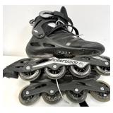 ROLLERBLADE PERFORMANCE US size 10 Rollerblades with BELL Helmet Size Medium