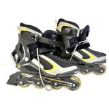 ROLLERBLADE SHOCK ERASER ABEC5 Max Wheel Size 88mm Composite Rollerblades with TURBOSKE Helmet