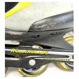 ROLLERBLADE SHOCK ERASER ABEC5 Max Wheel Size 88mm Composite Rollerblades with TURBOSKE Helmet