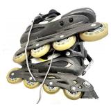 ROLLERBLADE SHOCK ERASER ABEC5 Max Wheel Size 88mm Composite Rollerblades with TURBOSKE Helmet